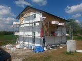 Postup montáže dřevostavby nízkoenergetického rodinného domu Refiz.